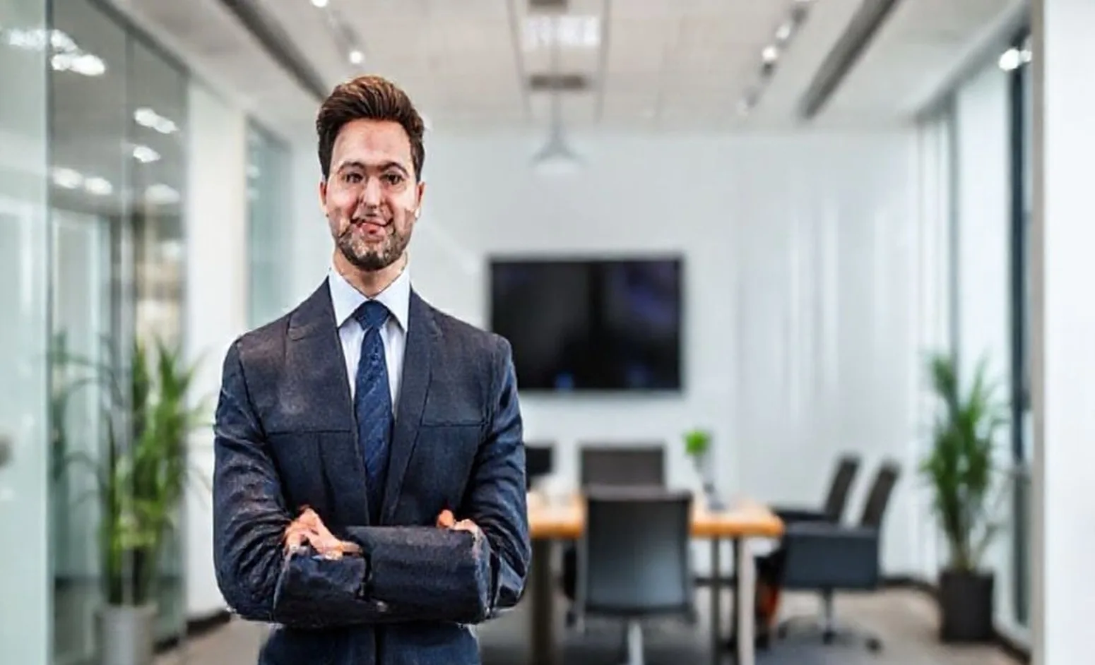 Consultation meeting in modern office