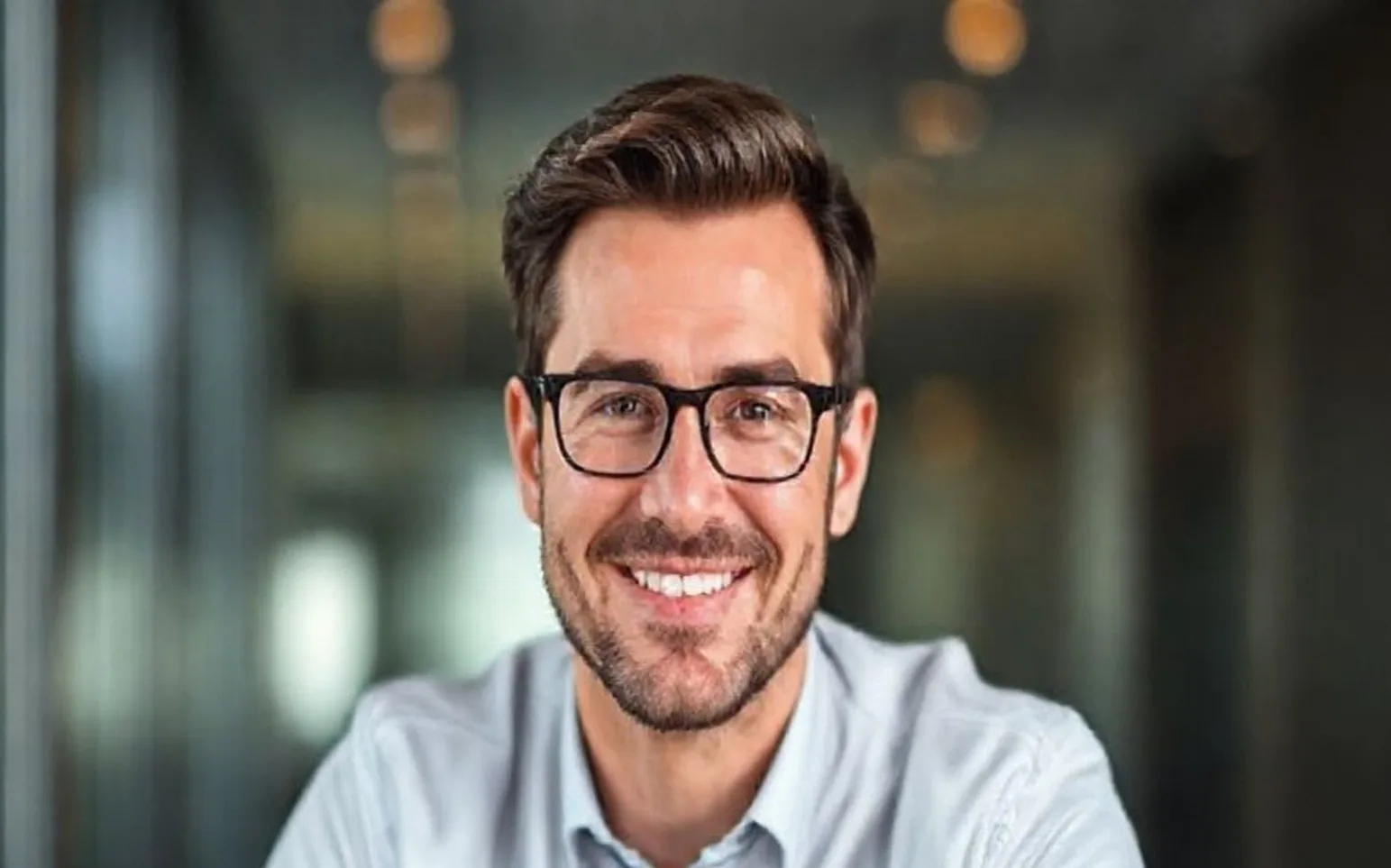 Professional executive in modern office